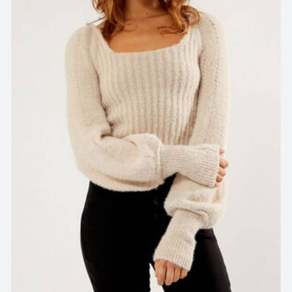 Free People Sweaters - Free People Katie Cropped Pullover Sweater